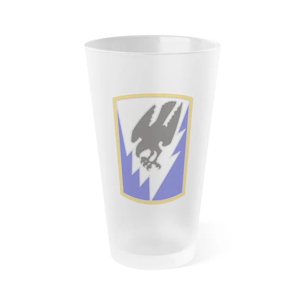 66th Aviation Command (U.S. Army) Frosted Pint Glass 16oz-Go Mug Yourself