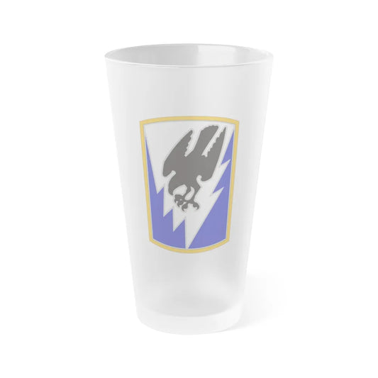 66th Aviation Command (U.S. Army) Frosted Pint Glass 16oz-Go Mug Yourself