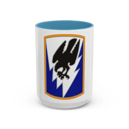 66th Aviation Command (U.S. Army) Accent Coffee Mug 15oz Light Blue - Go Mug Yourself