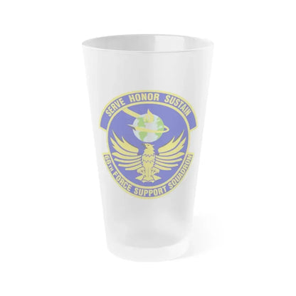 66th Force Support Squadron (U.S. Air Force) Frosted Pint Glass 16oz Default Title - Go Mug Yourself