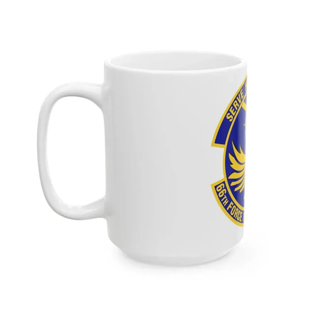 66th Force Support Squadron (U.S. Air Force) White Coffee Mug - Go Mug Yourself