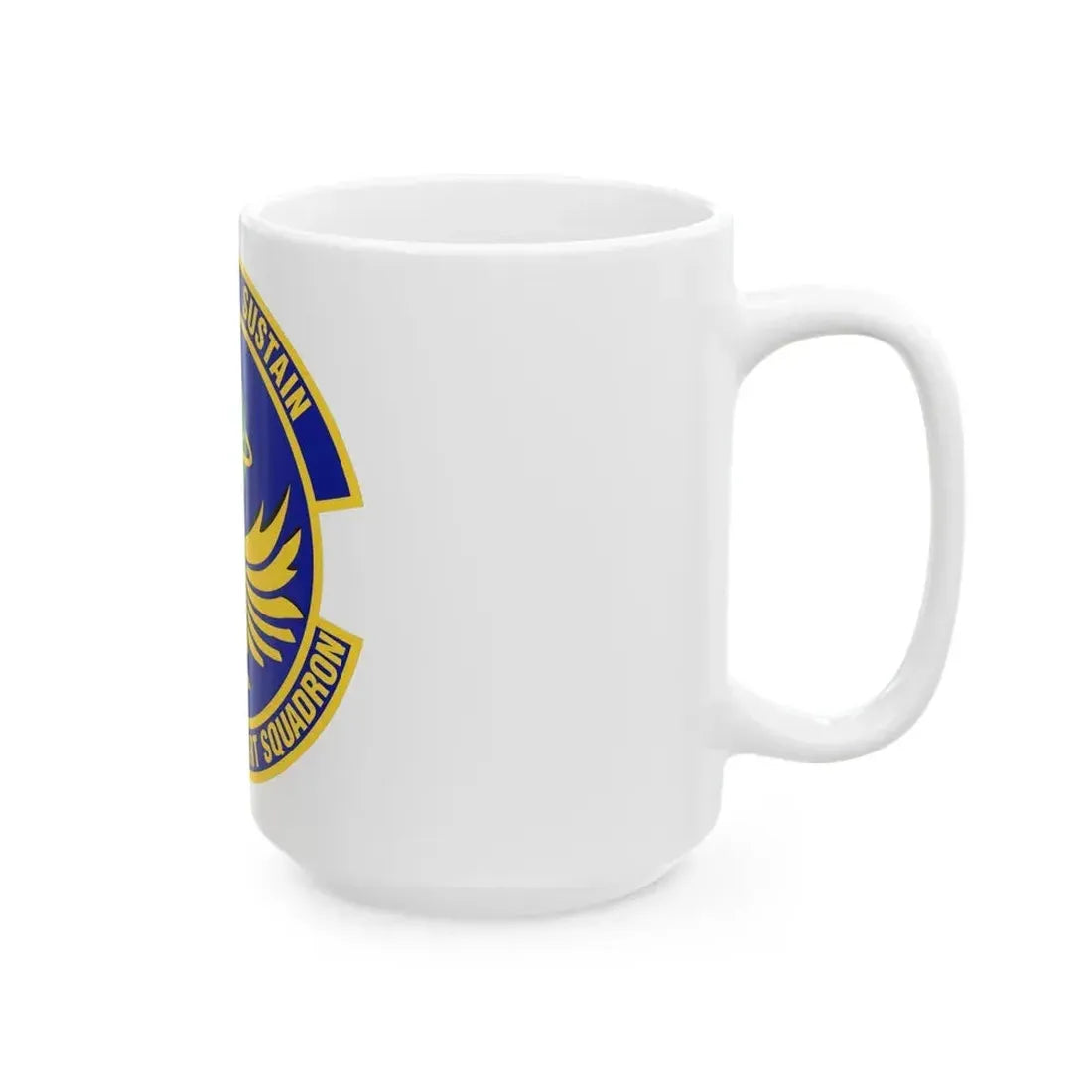 66th Force Support Squadron (U.S. Air Force) White Coffee Mug - Go Mug Yourself