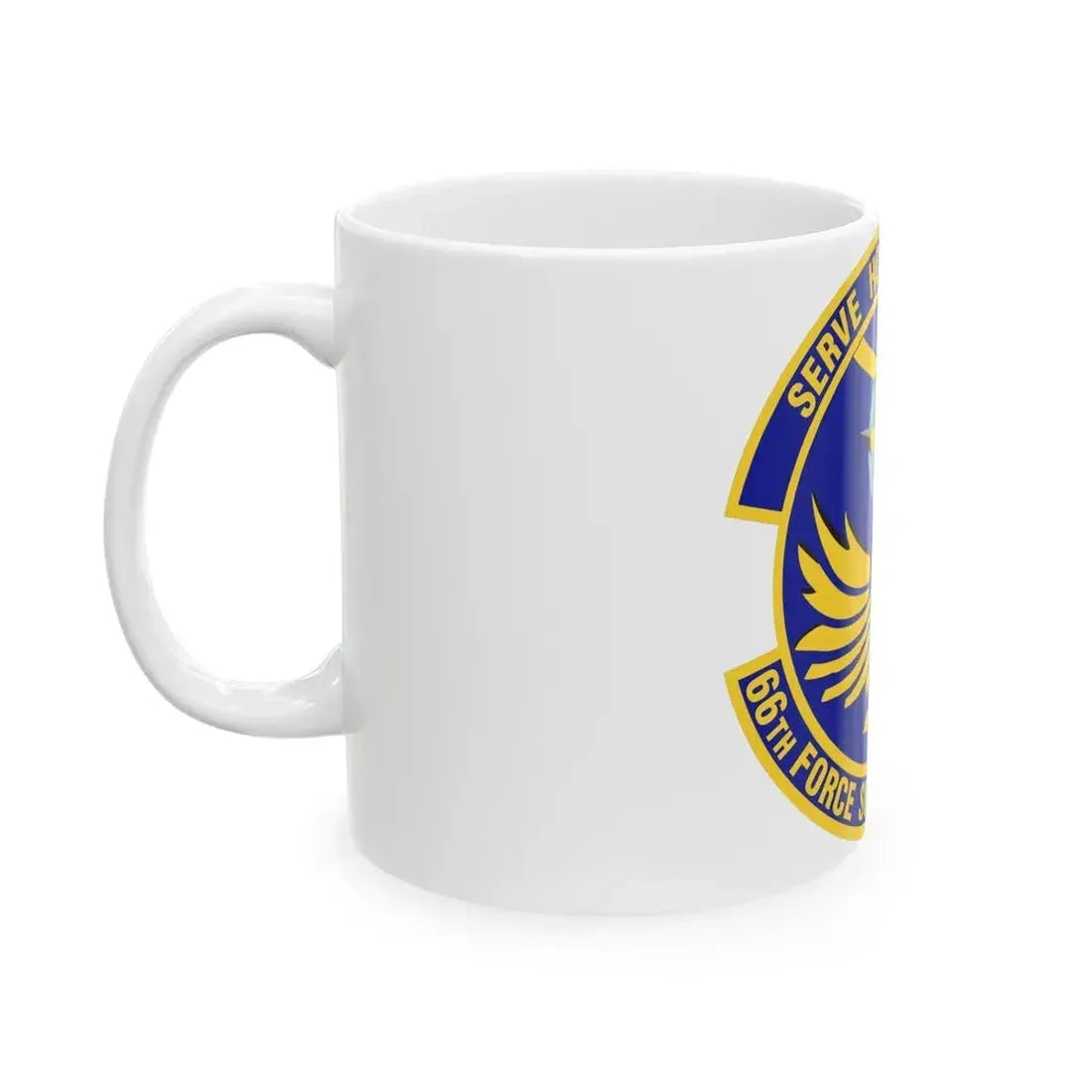 66th Force Support Squadron (U.S. Air Force) White Coffee Mug - Go Mug Yourself