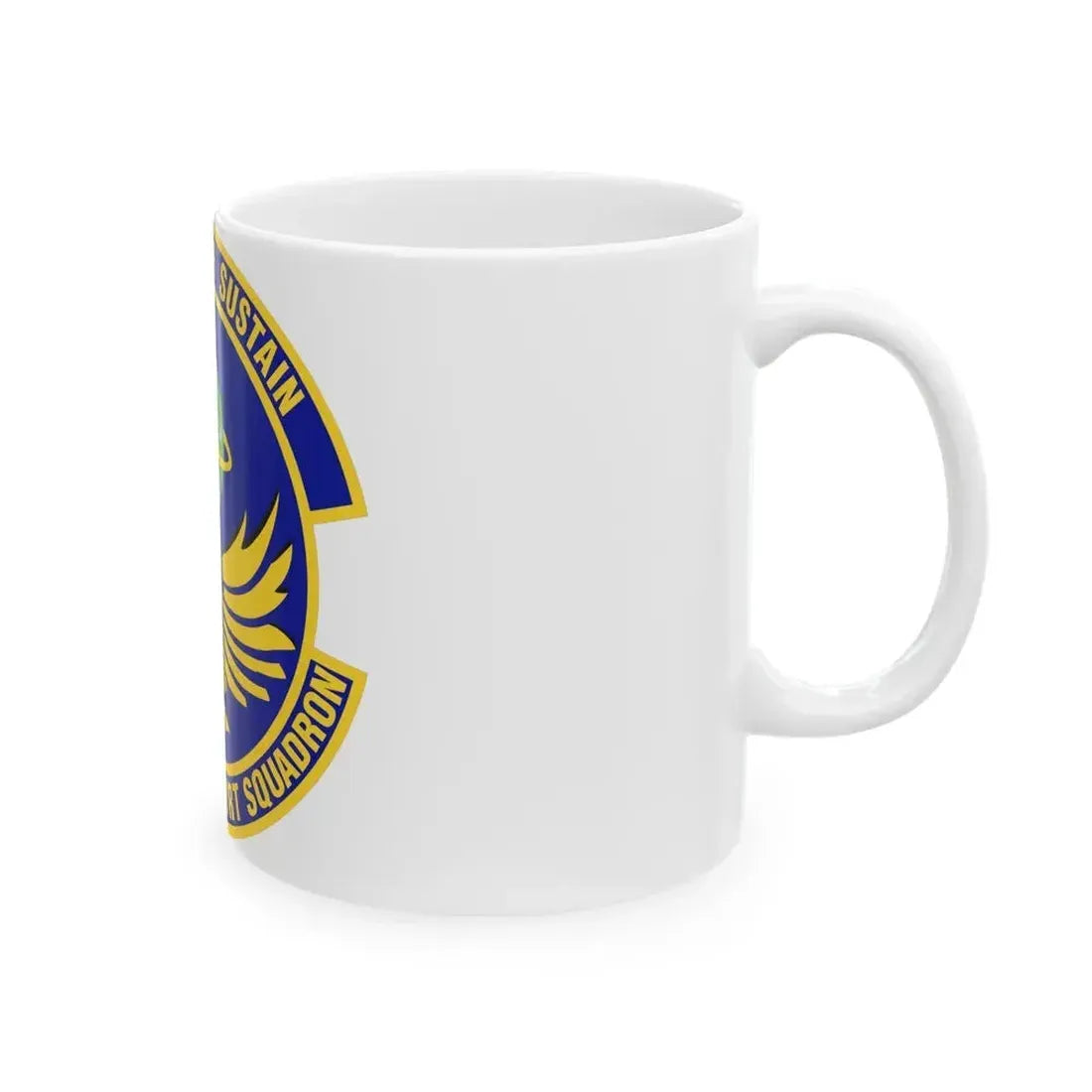 66th Force Support Squadron (U.S. Air Force) White Coffee Mug - Go Mug Yourself