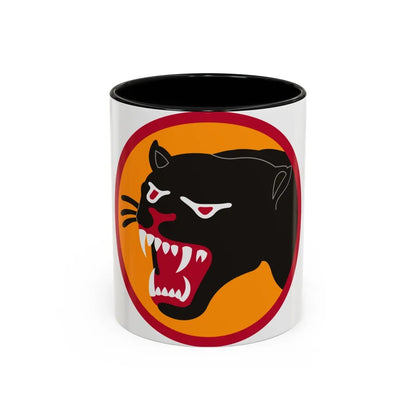 66TH INFANTRY DIVISION (U.S. Army) Accent Coffee Mug-11oz-Black-Go Mug Yourself