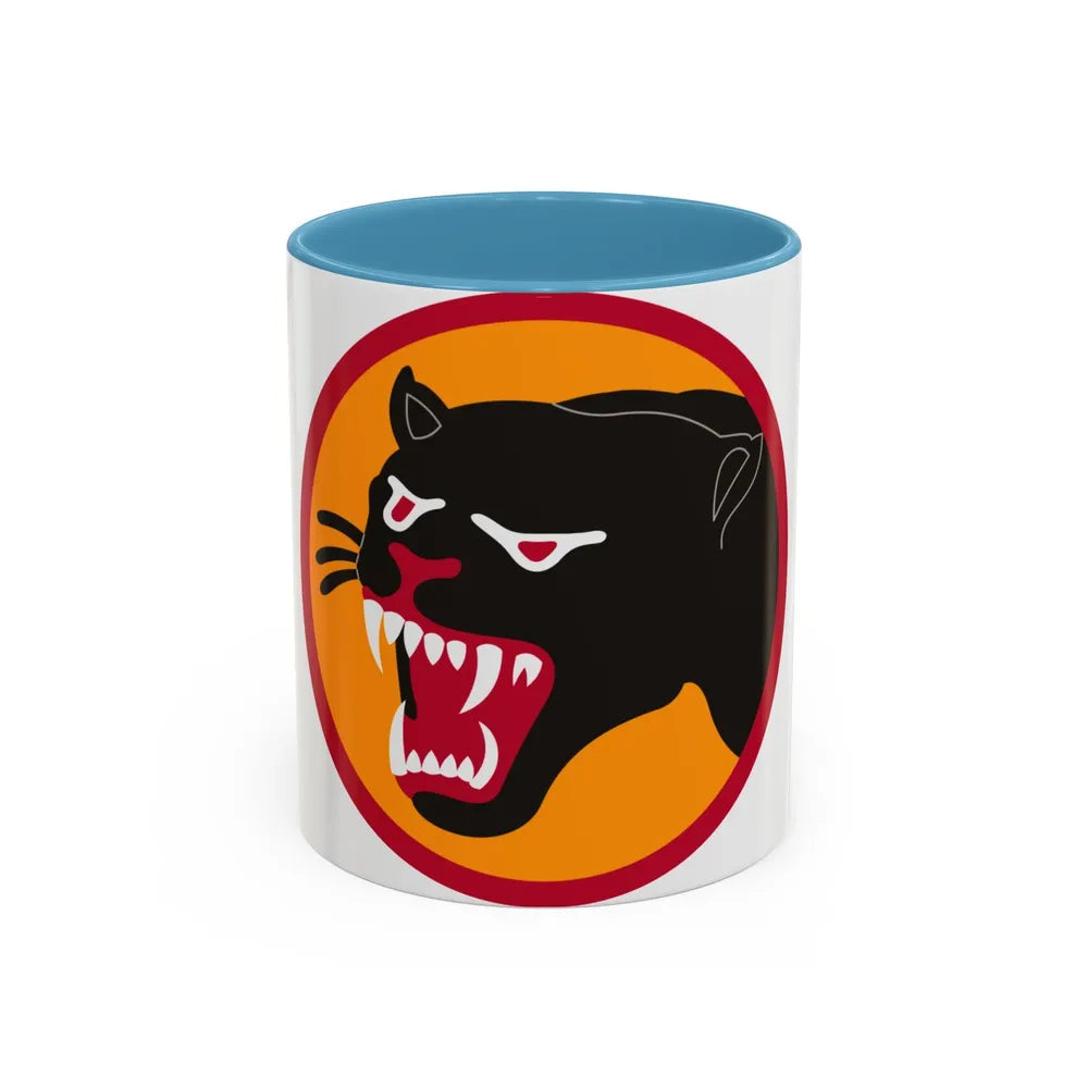 66TH INFANTRY DIVISION (U.S. Army) Accent Coffee Mug-11oz-Light Blue-Go Mug Yourself