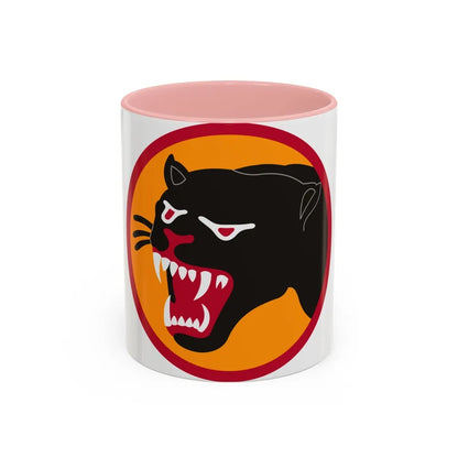 66TH INFANTRY DIVISION (U.S. Army) Accent Coffee Mug-11oz-Pink-Go Mug Yourself