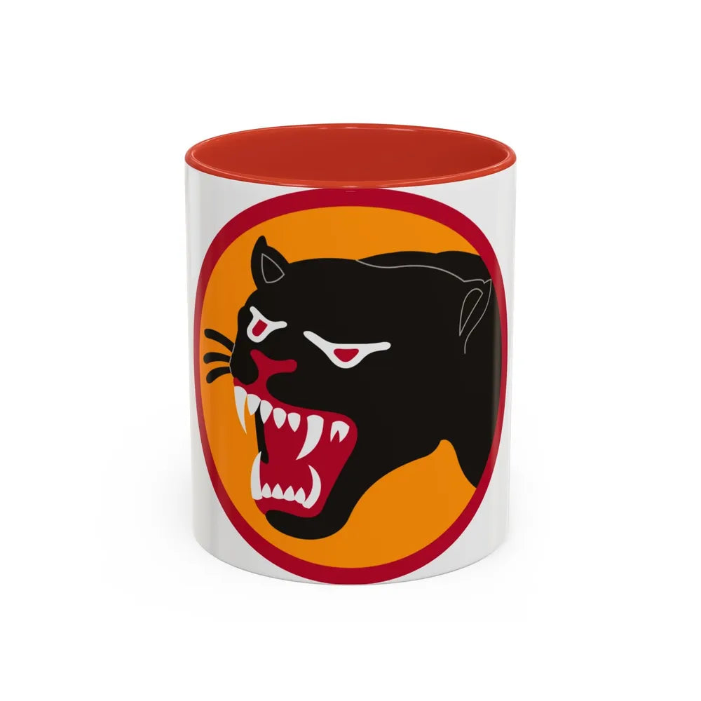 66TH INFANTRY DIVISION (U.S. Army) Accent Coffee Mug-11oz-Red-Go Mug Yourself