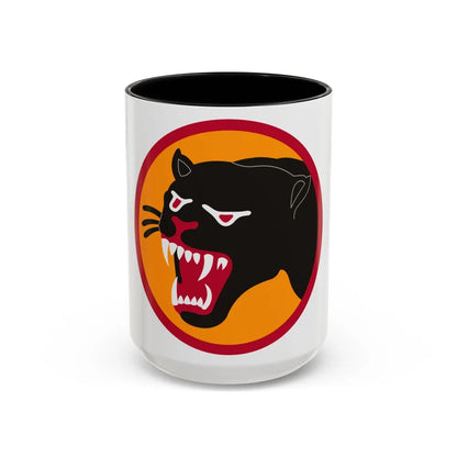 66TH INFANTRY DIVISION (U.S. Army) Accent Coffee Mug-15oz-Black-Go Mug Yourself