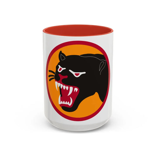 66TH INFANTRY DIVISION (U.S. Army) Accent Coffee Mug-15oz-Red-Go Mug Yourself