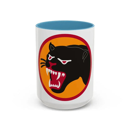 66TH INFANTRY DIVISION (U.S. Army) Accent Coffee Mug 15oz Light Blue - Go Mug Yourself