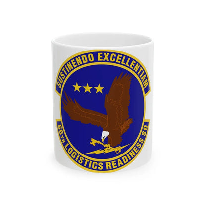 66th Logistics Readiness Squadron (U.S. Air Force) White Coffee Mug-11oz-Go Mug Yourself