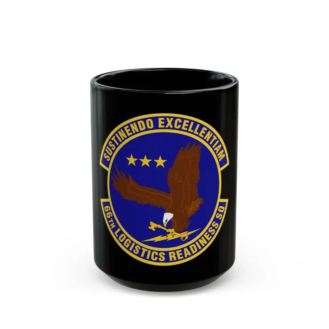 66th Logistics Readiness Squadron (U.S. Air Force) Black Coffee Mug 15oz - Go Mug Yourself