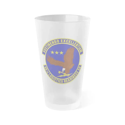 66th Logistics Readiness Squadron (U.S. Air Force) Frosted Pint Glass 16oz 16oz Frosted - Go Mug Yourself