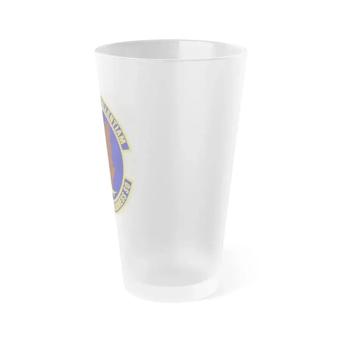66th Logistics Readiness Squadron (U.S. Air Force) Frosted Pint Glass 16oz - Go Mug Yourself