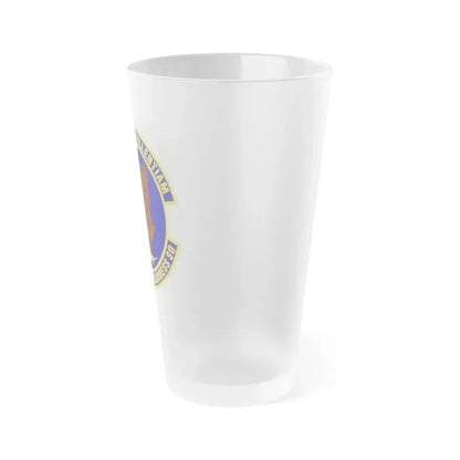 66th Logistics Readiness Squadron (U.S. Air Force) Frosted Pint Glass 16oz - Go Mug Yourself