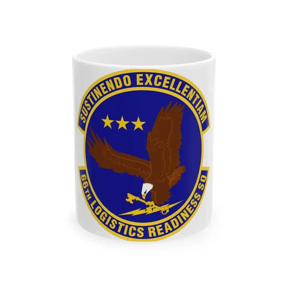 66th Logistics Readiness Squadron (U.S. Air Force) White Coffee Mug 11oz - Go Mug Yourself