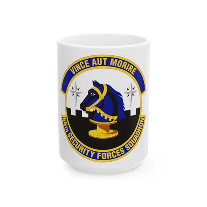 66th Security Forces Squadron (U.S. Air Force) White Coffee Mug-15oz-Go Mug Yourself