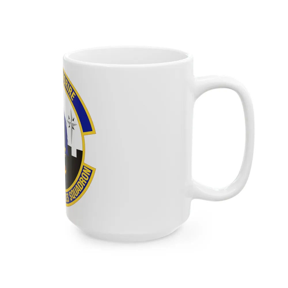 66th Security Forces Squadron (U.S. Air Force) White Coffee Mug-Go Mug Yourself