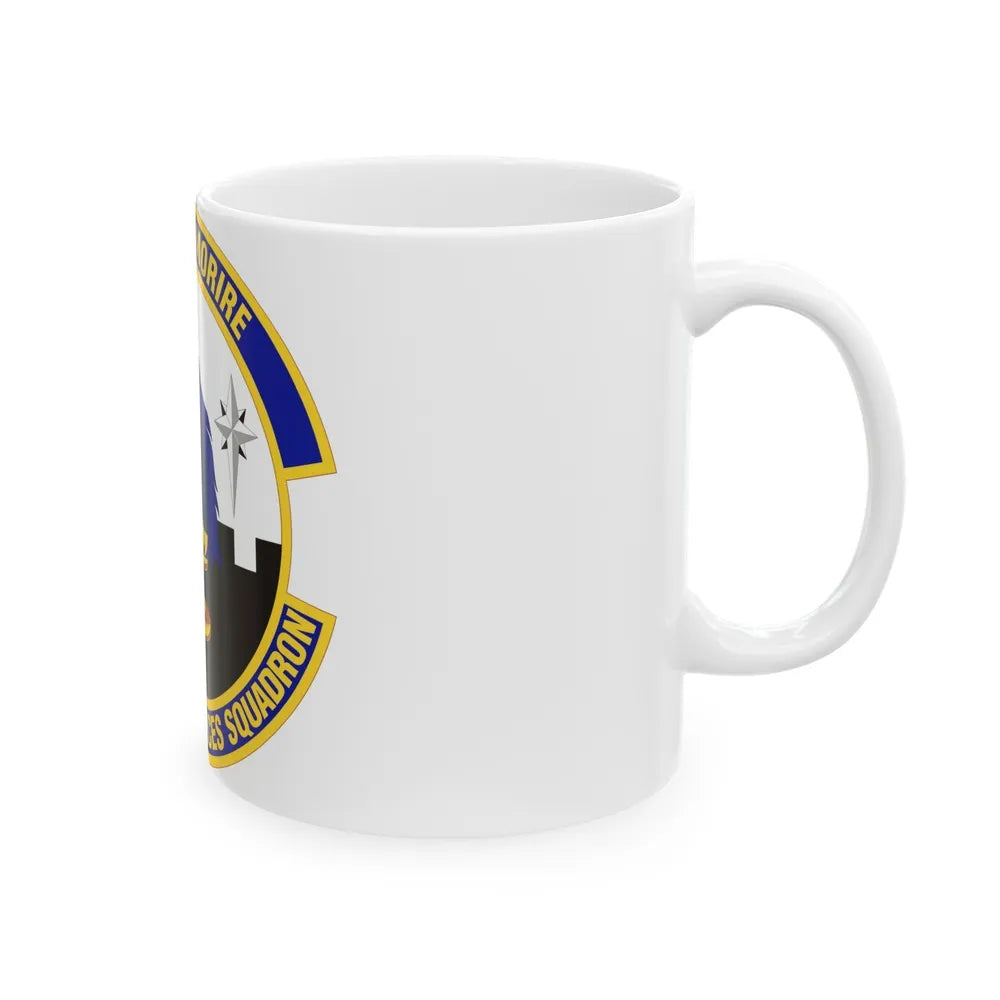 66th Security Forces Squadron (U.S. Air Force) White Coffee Mug-Go Mug Yourself