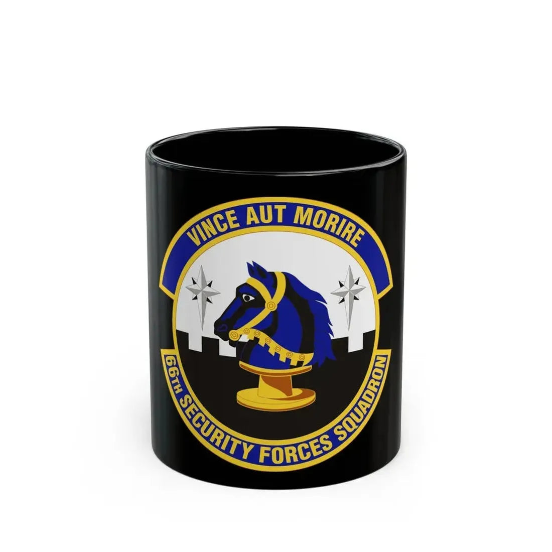 66th Security Forces Squadron (U.S. Air Force) Black Coffee Mug 11oz - Go Mug Yourself