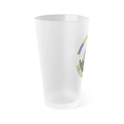 66th Security Forces Squadron (U.S. Air Force) Frosted Pint Glass 16oz - Go Mug Yourself