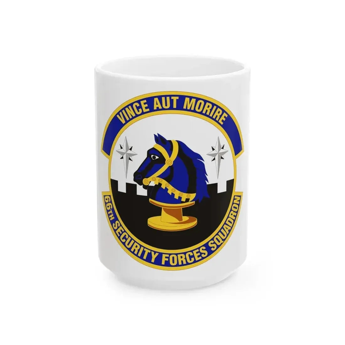 66th Security Forces Squadron (U.S. Air Force) White Coffee Mug 15oz - Go Mug Yourself