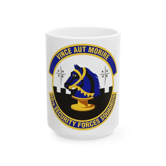 66th Security Forces Squadron (U.S. Air Force) White Coffee Mug 15oz - Go Mug Yourself