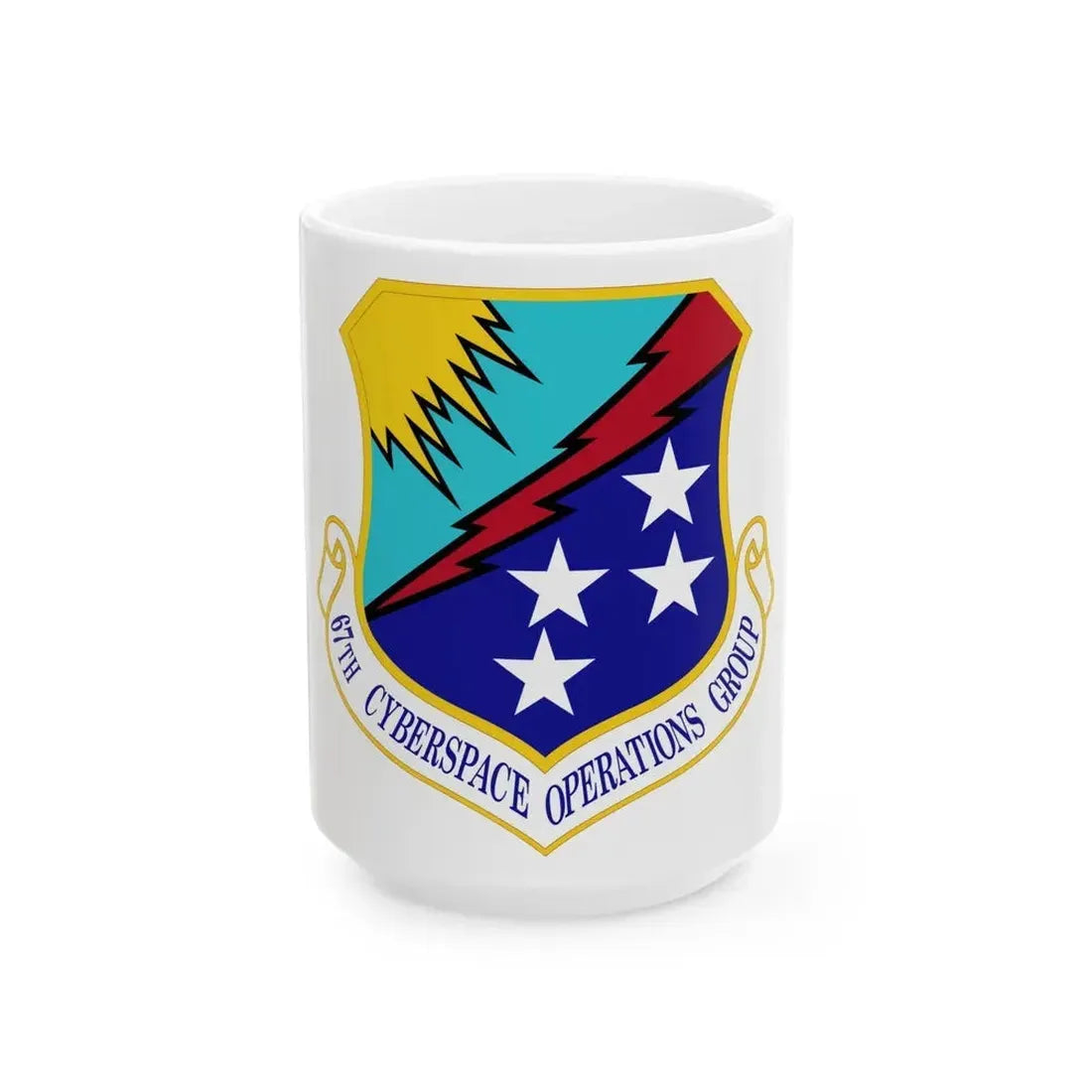 67 Cyberspace Operations Group ACC (U.S. Air Force) White Coffee Mug 15oz - Go Mug Yourself