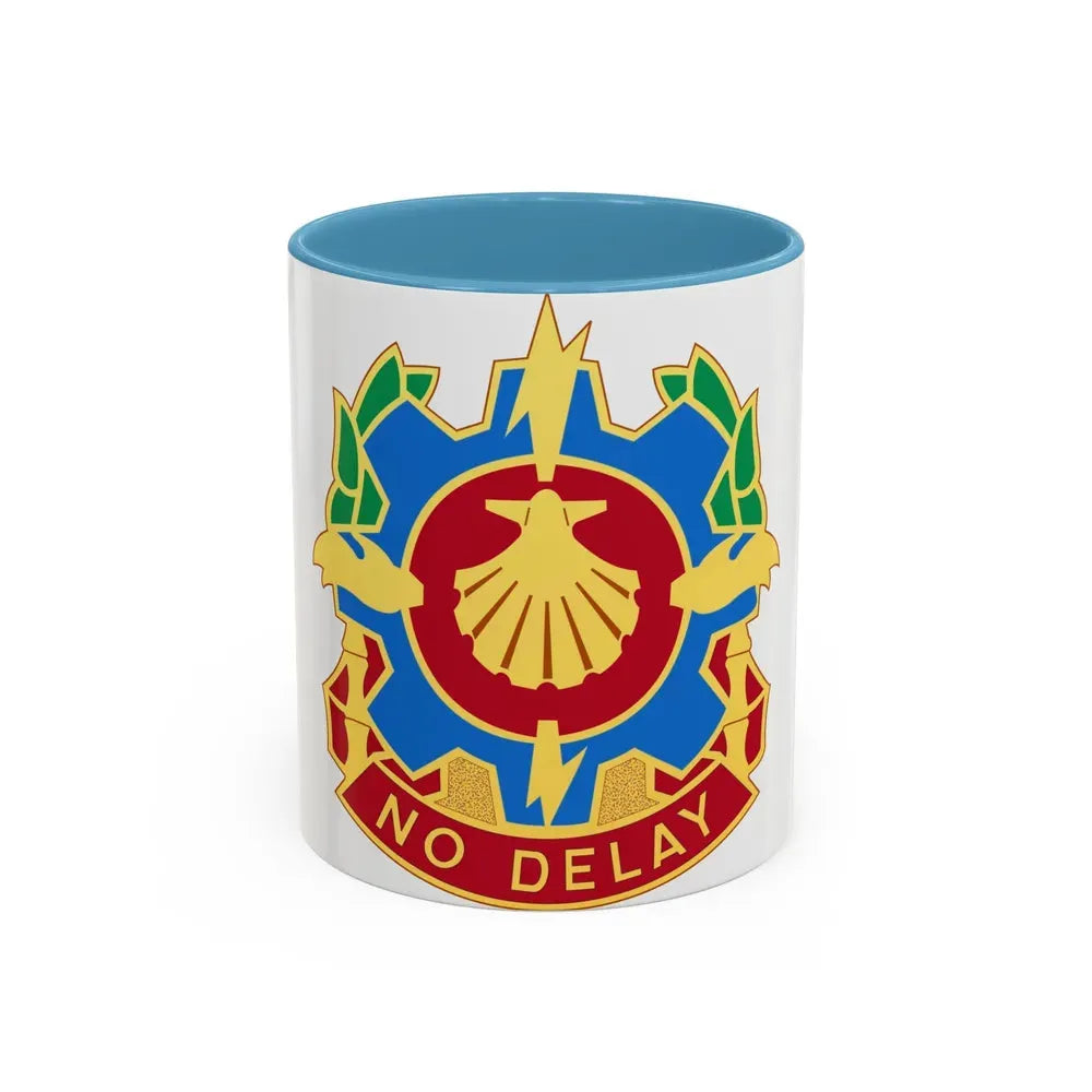 67 Maintenance Company (U.S. Army) Accent Coffee Mug 11oz Light Blue - Go Mug Yourself