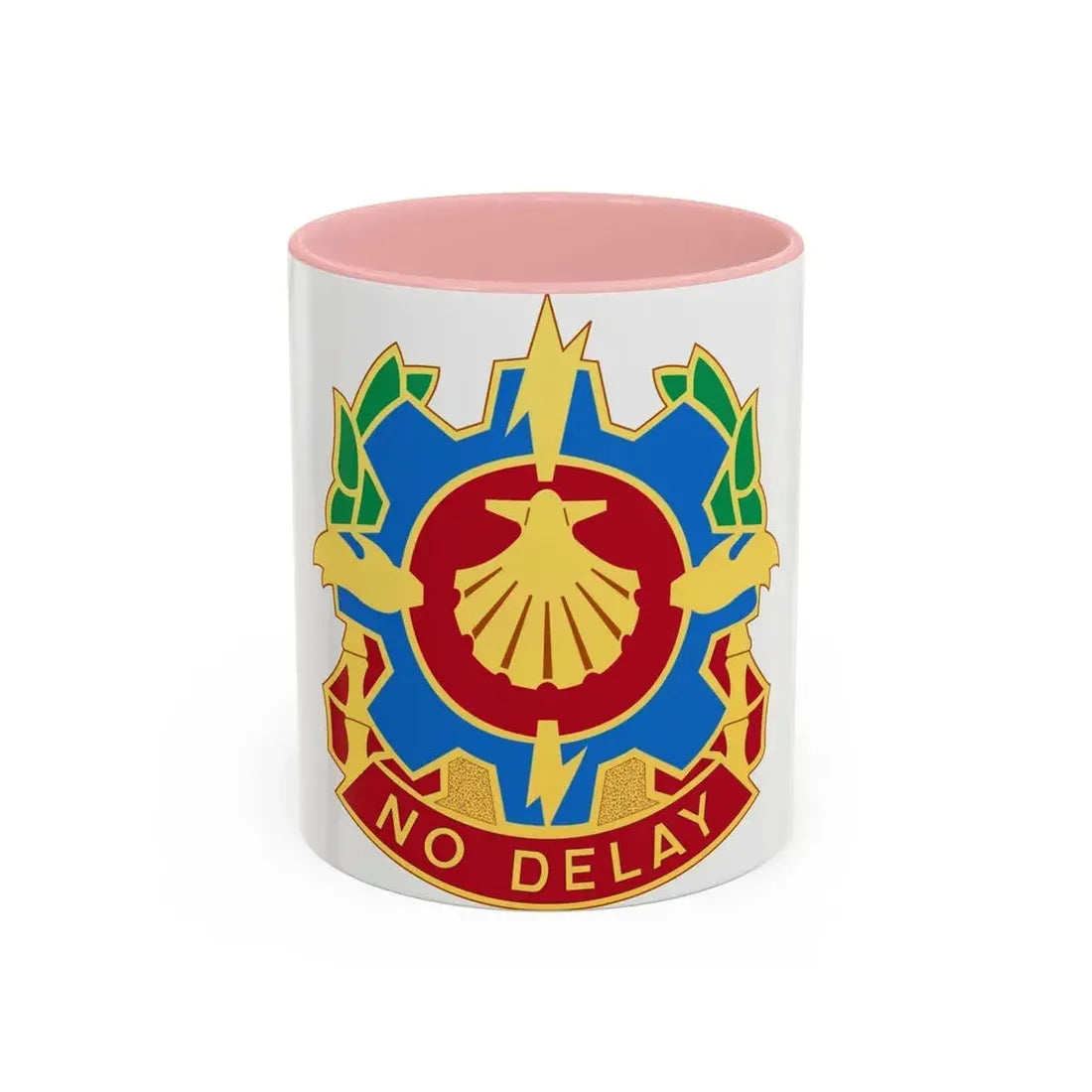 67 Maintenance Company (U.S. Army) Accent Coffee Mug 11oz Pink - Go Mug Yourself