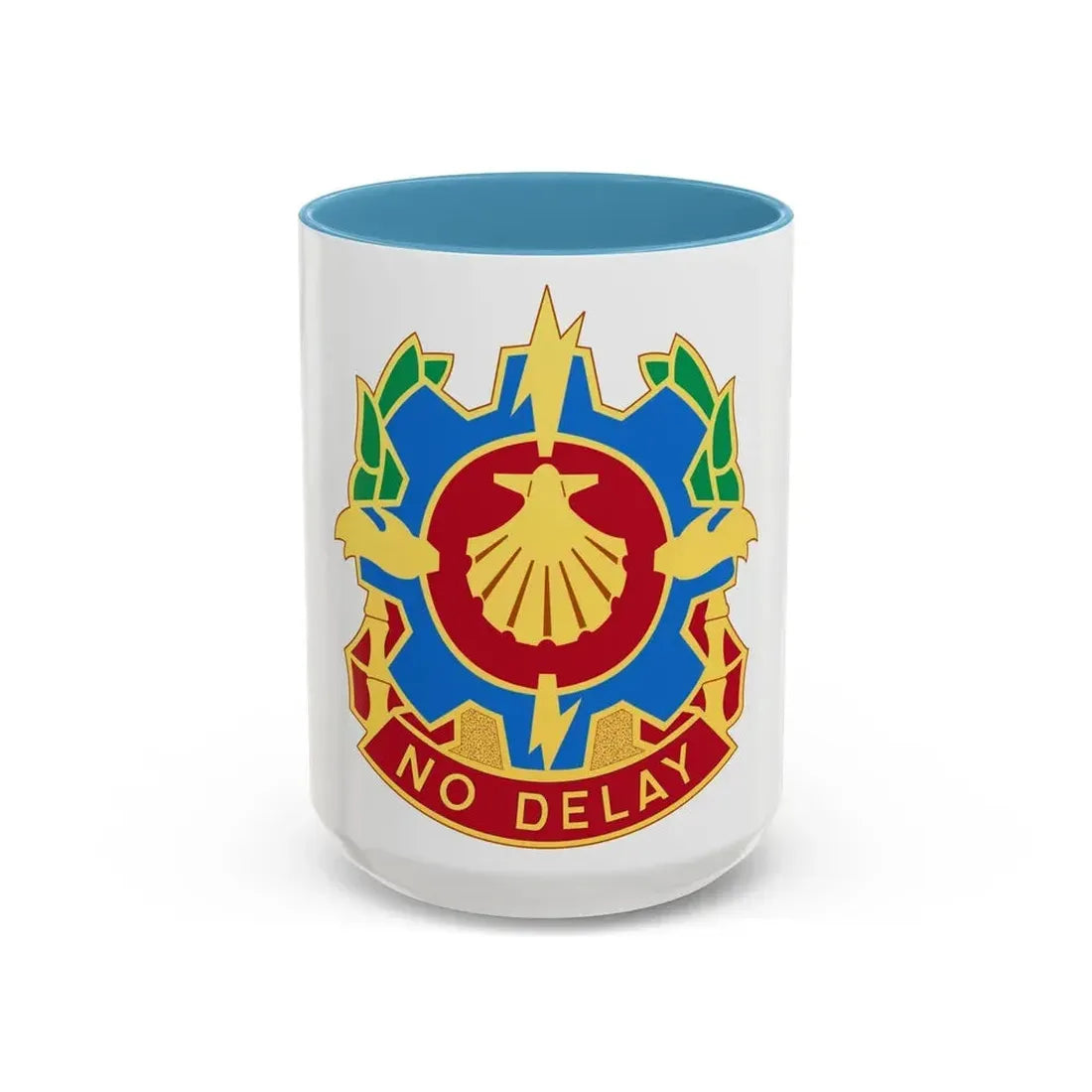 67 Maintenance Company (U.S. Army) Accent Coffee Mug 15oz Light Blue - Go Mug Yourself