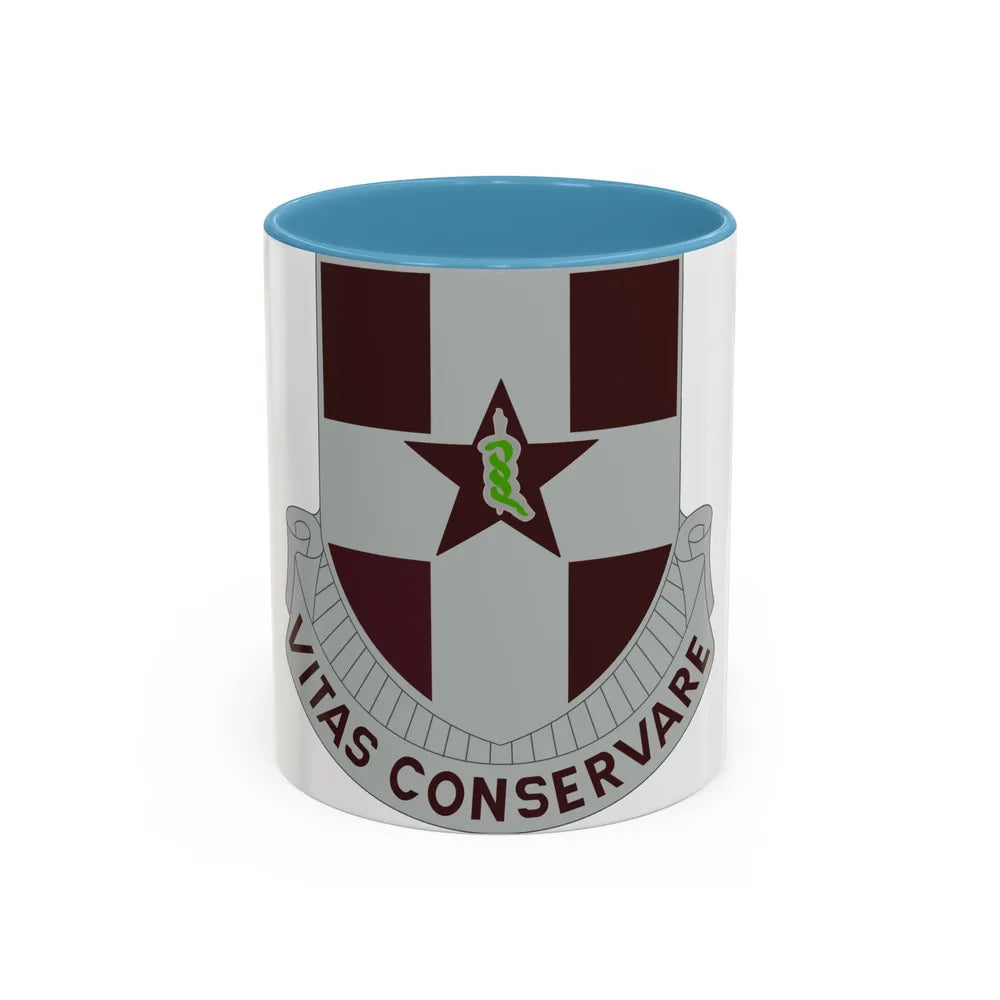 67 Medical Group (U.S. Army) Accent Coffee Mug-11oz-Light Blue-Go Mug Yourself