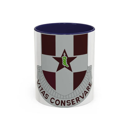 67 Medical Group (U.S. Army) Accent Coffee Mug-11oz-Navy-Go Mug Yourself