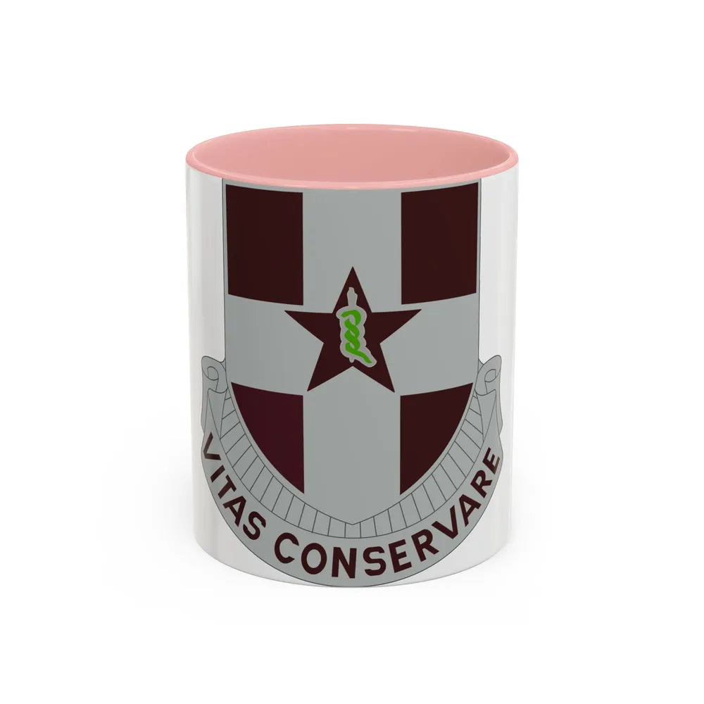 67 Medical Group (U.S. Army) Accent Coffee Mug-11oz-Pink-Go Mug Yourself