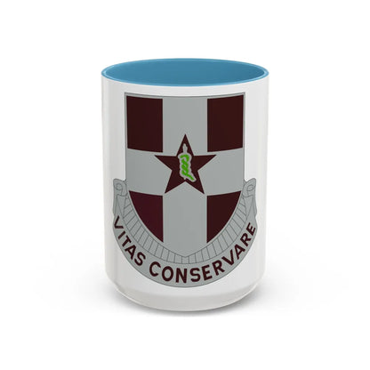 67 Medical Group (U.S. Army) Accent Coffee Mug-15oz-Light Blue-Go Mug Yourself