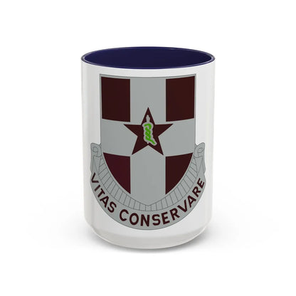 67 Medical Group (U.S. Army) Accent Coffee Mug-15oz-Navy-Go Mug Yourself