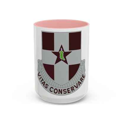 67 Medical Group (U.S. Army) Accent Coffee Mug-15oz-Pink-Go Mug Yourself