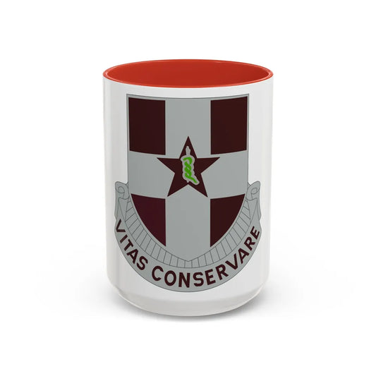 67 Medical Group (U.S. Army) Accent Coffee Mug-15oz-Red-Go Mug Yourself