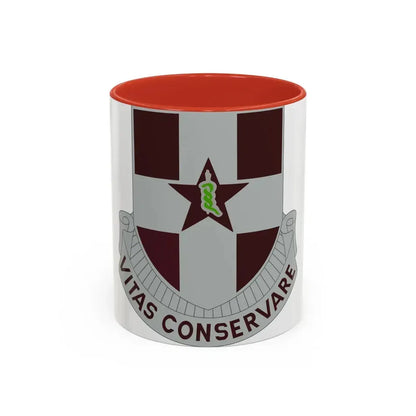 67 Medical Group (U.S. Army) Accent Coffee Mug 11oz Red - Go Mug Yourself