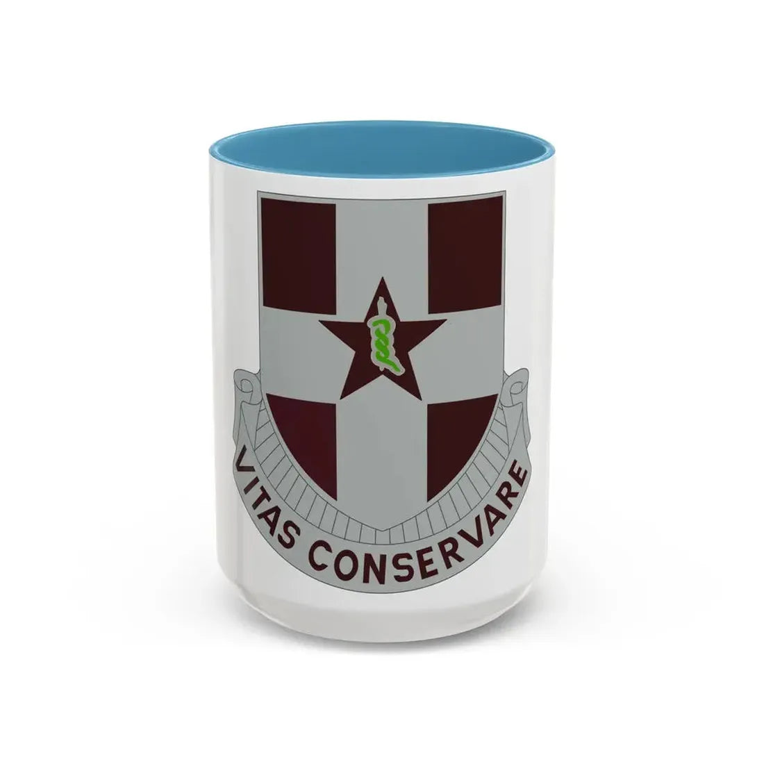 67 Medical Group (U.S. Army) Accent Coffee Mug 15oz Light Blue - Go Mug Yourself
