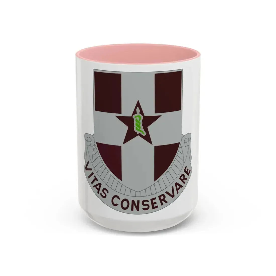 67 Medical Group (U.S. Army) Accent Coffee Mug 15oz Pink - Go Mug Yourself