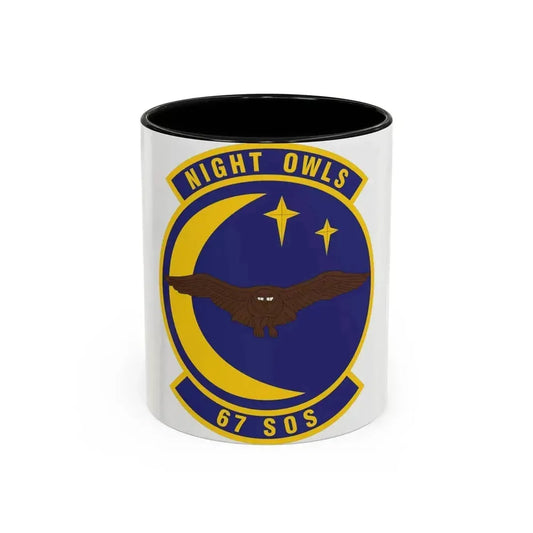 67 Special Operations Squadron AFSOC (U.S. Air Force) Accent Coffee Mug 11oz Black - Go Mug Yourself