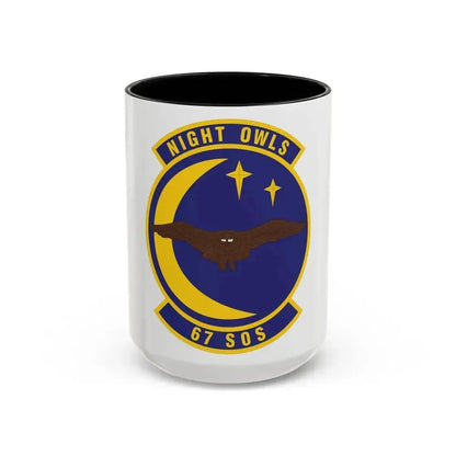 67 Special Operations Squadron AFSOC (U.S. Air Force) Accent Coffee Mug 15oz Black - Go Mug Yourself