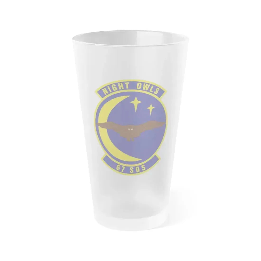 67 Special Operations Squadron AFSOC (U.S. Air Force) Frosted Pint Glass 16oz 16oz Frosted - Go Mug Yourself