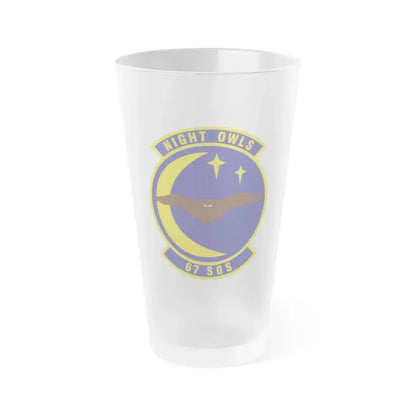 67 Special Operations Squadron AFSOC (U.S. Air Force) Frosted Pint Glass 16oz 16oz Frosted - Go Mug Yourself