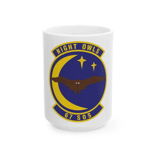 67 Special Operations Squadron AFSOC (U.S. Air Force) White Coffee Mug 15oz - Go Mug Yourself