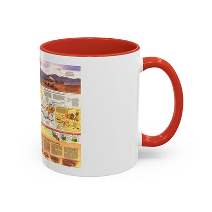 USA - Southwest 2 (1982) (Map) Accent Coffee Mug