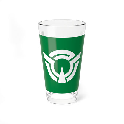 Flag of Kubokawa Kōchi 1969-2006 (Japan) Pint Glass 16oz