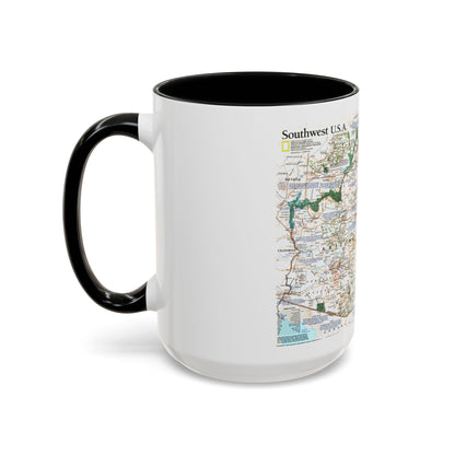 USA - Southwest (1992) (Map) Accent Coffee Mug